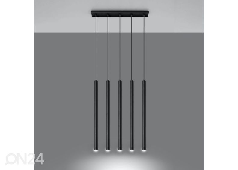 Подвесной светильник Pastelo 5, черный увеличить