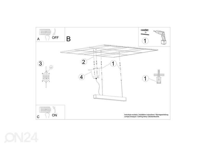 Подвесной светильник Pinne 118, черный увеличить