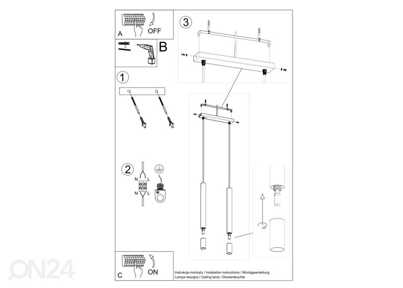 Подвесной светильник Wezyr 2 увеличить