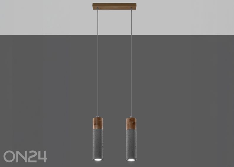 Подвесной светильник Zane 2, серый увеличить