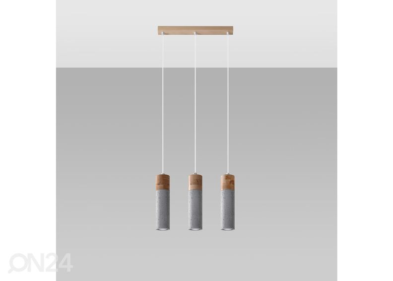 Подвесной светильник Zane 3, серый увеличить