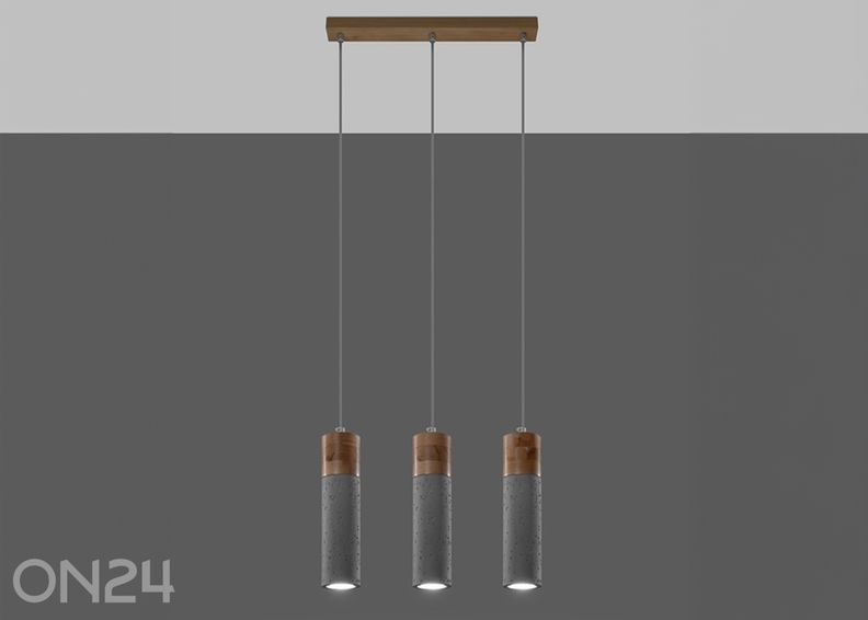 Подвесной светильник Zane 3, серый увеличить