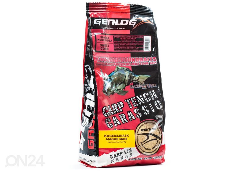 Подкормка для рыб genlog 1 кг карась/ линь, ваниль/ мед увеличить