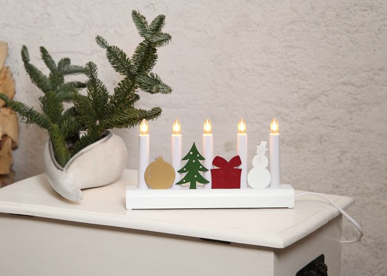 Подсвечник с электрическими свечами Julia увеличить