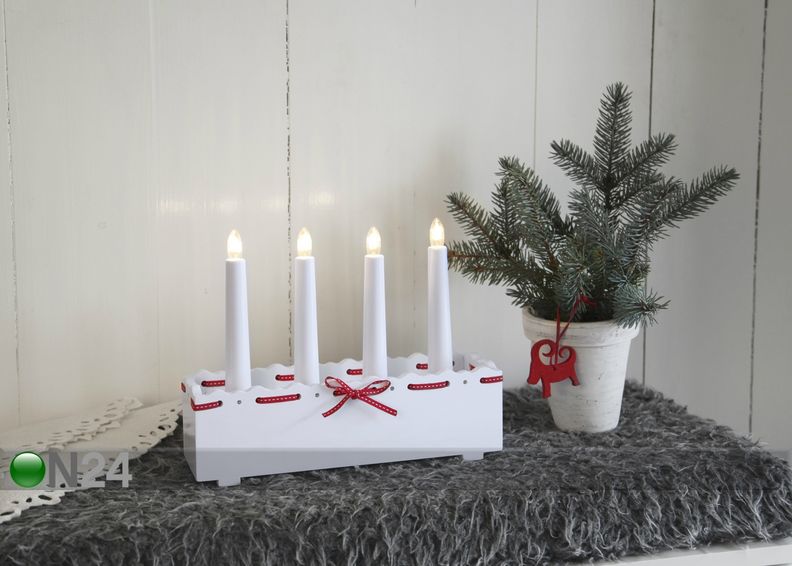 Подсвечник с электрическими свечами Vira увеличить