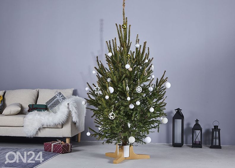 Подставка для елки Sophie, белый/бук увеличить