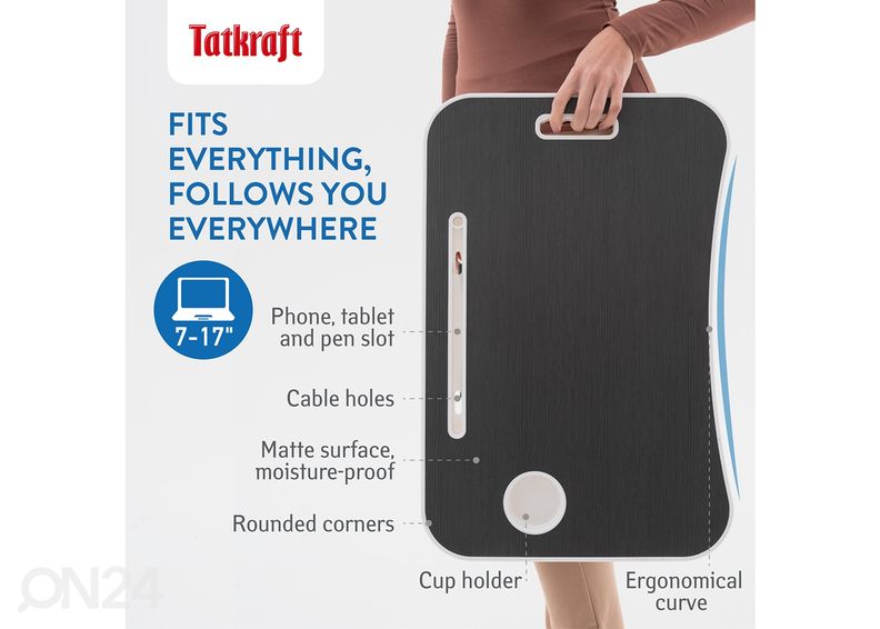 Подставка для ноутбука/ сервировочный столик Tatkraft Casper увеличить