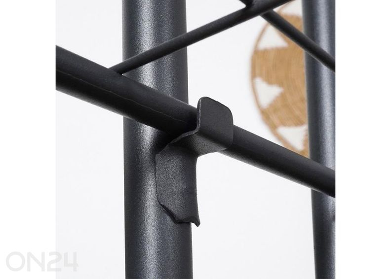 Подставка для цветов с 4 уровнями, черная увеличить