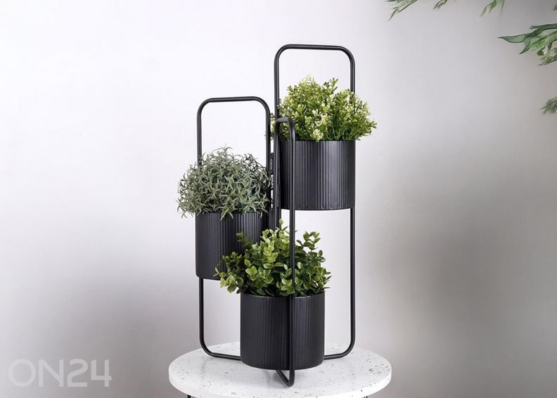 Подставка для цветов, черная увеличить