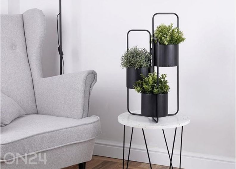 Подставка для цветов, черная увеличить