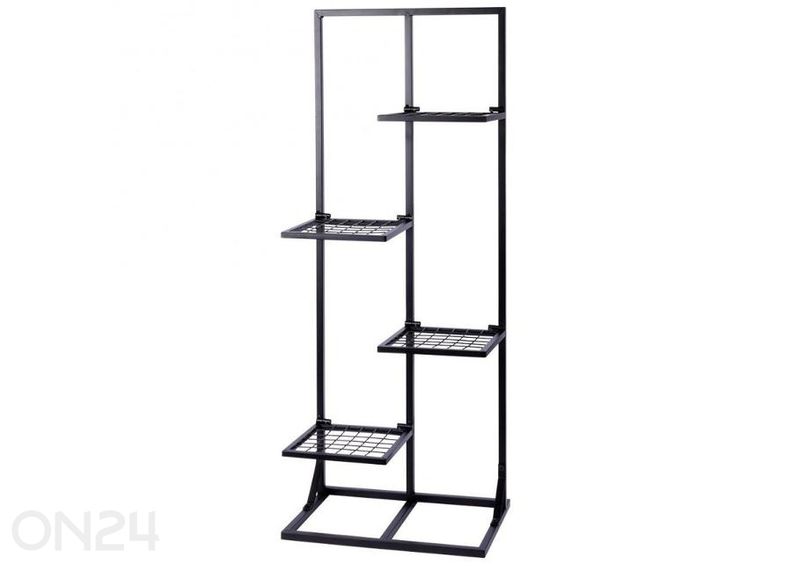 Подставка для цветов, 4 уровня, черная увеличить