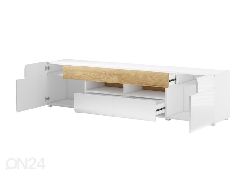 Подставка под ТВ, белый увеличить