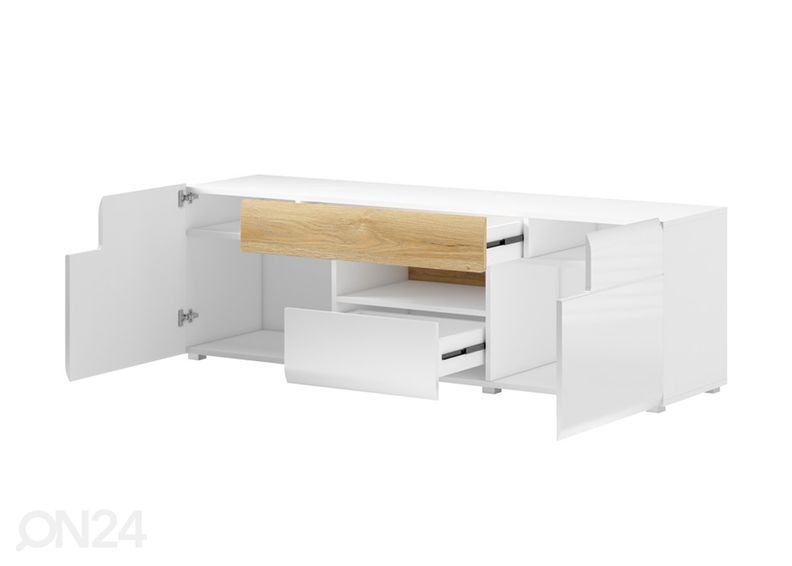 Подставка под ТВ, белый увеличить