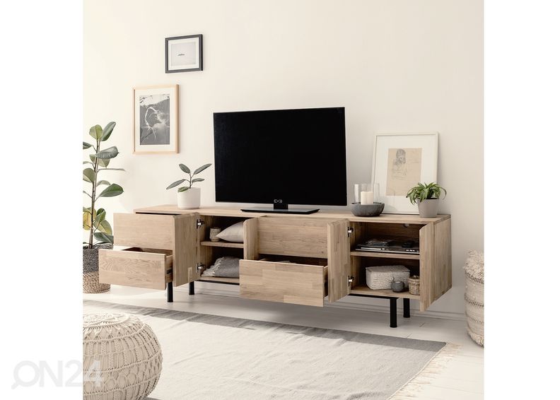 Подставка под ТВ из массива дуба Varberg увеличить