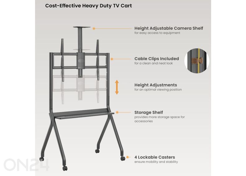 Подставка под ТВ, на колесиках увеличить