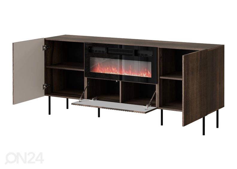 Подставка под ТВ с электрокамином 180 см увеличить