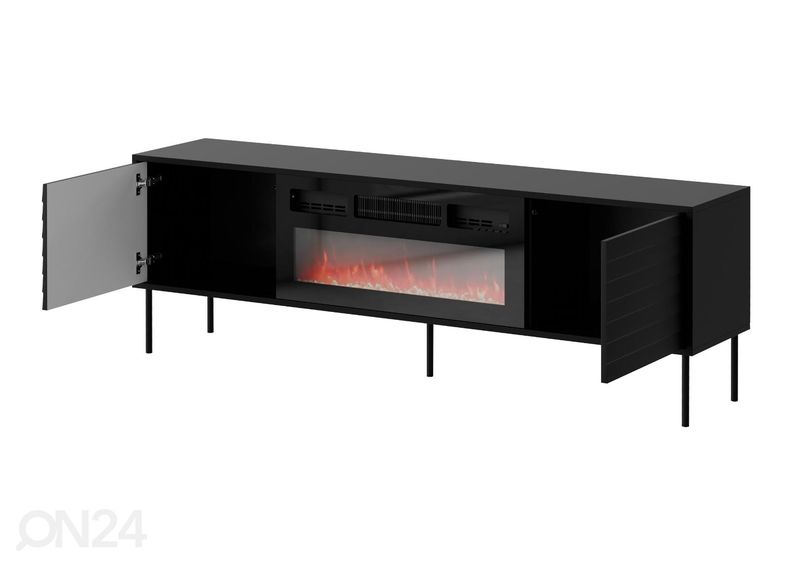Подставка под ТВ с электрокамином Kim 180 см увеличить