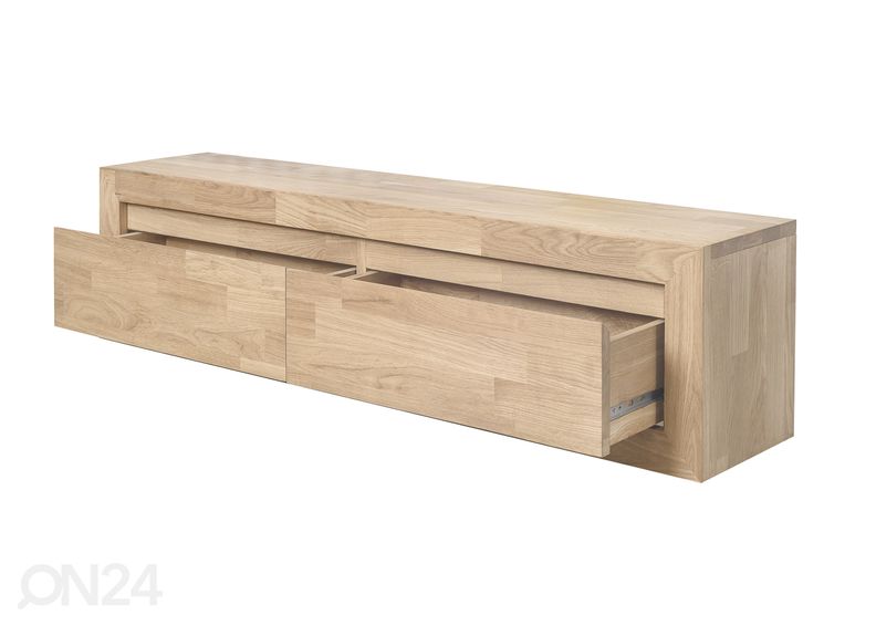 Подставка под ТВ / шкаф настенный из дуба Delf, белое масло увеличить