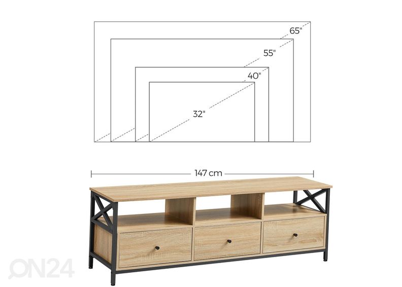 Подставка под ТВ 145 cm увеличить