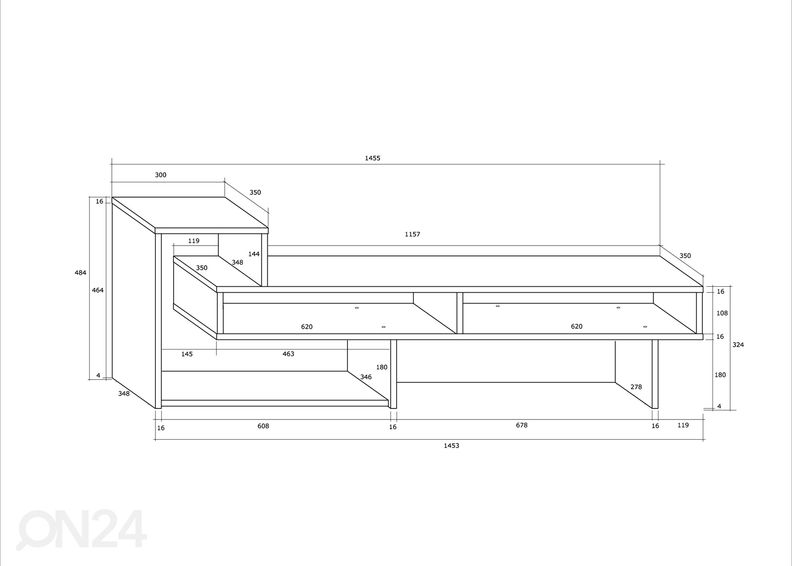 Подставка под ТВ 146 cm увеличить
