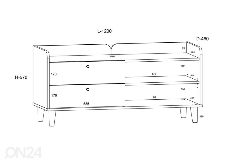 Подставка под ТВ увеличить