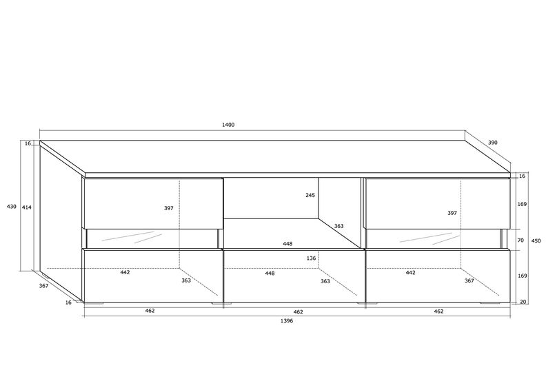 Подставка под ТВ увеличить