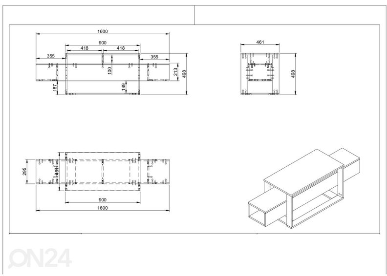 Подставка под ТВ увеличить
