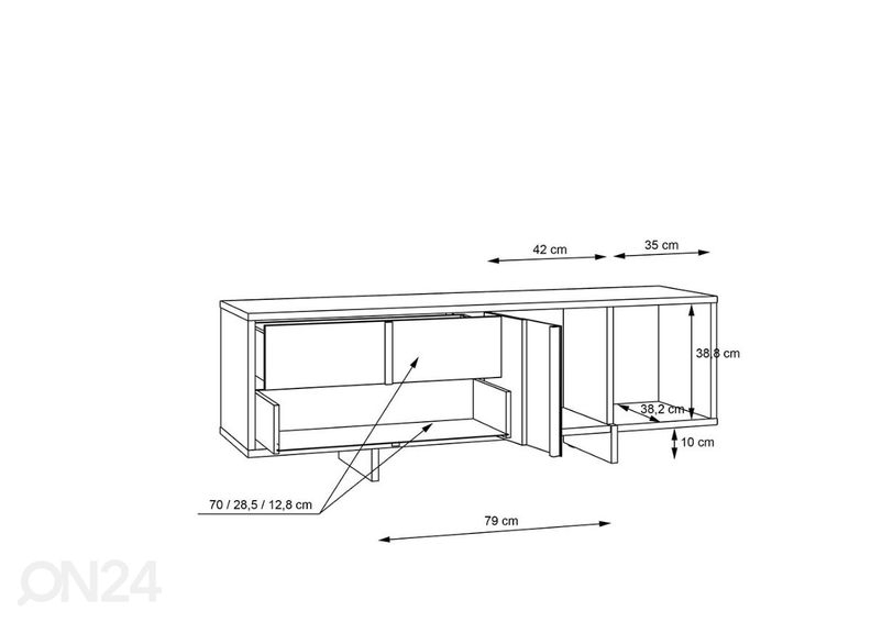 Подставка под ТВ увеличить