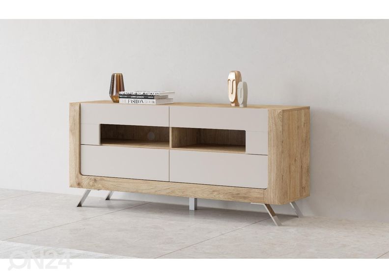 Подставка под ТВ Cassandra 161 cm, дуб/кашемир увеличить