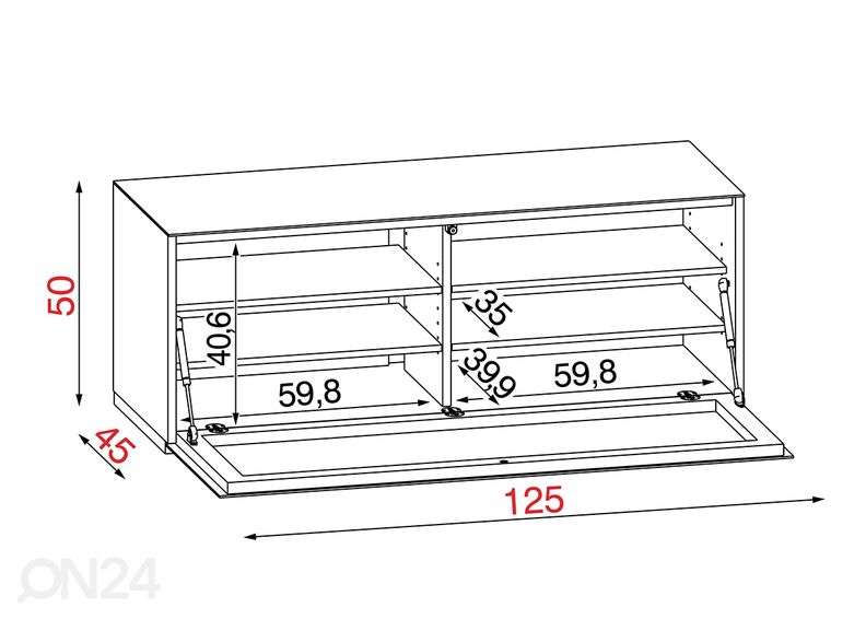 Подставка под ТВ Genova увеличить