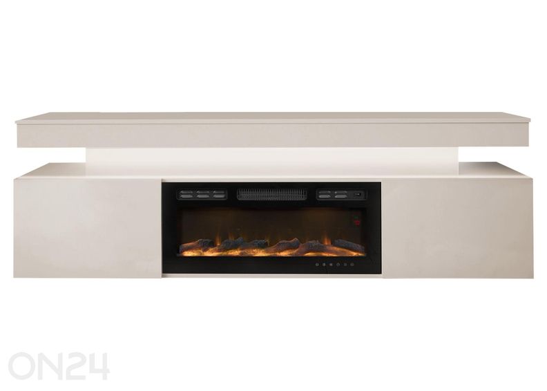 Подставка под ТВ Glossa 190 cm + камин + LED увеличить