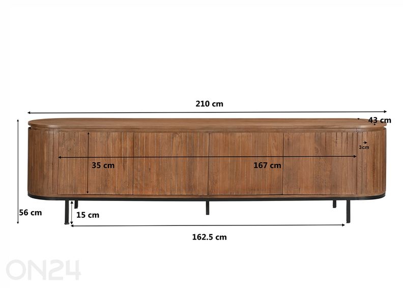 Подставка под ТВ Noor 210 cm увеличить