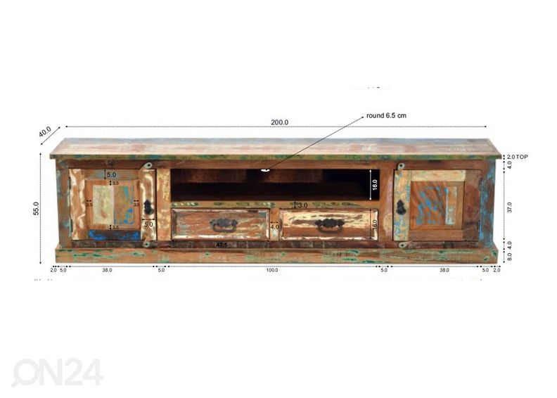 Подставка под ТВ Riverboat увеличить