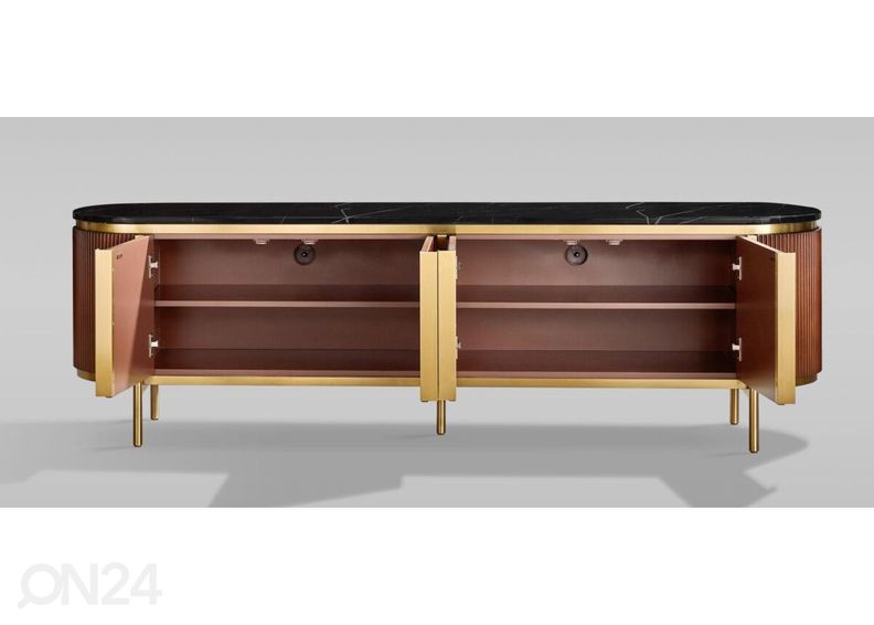 Подставка под ТВ Stilig, золотистый/каштан увеличить