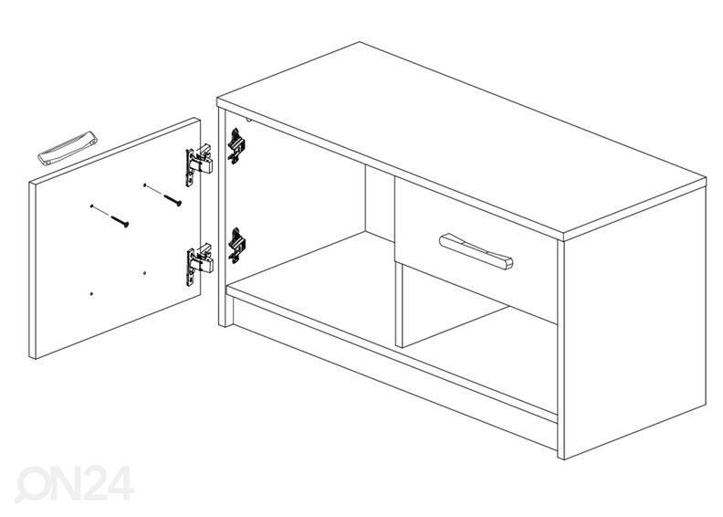 Подставка под ТВ Tips 83,4 см увеличить