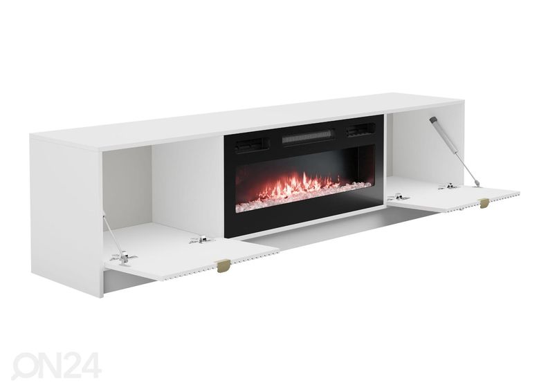 Подставка под ТВ Tireno 182 cm c электрокамином увеличить