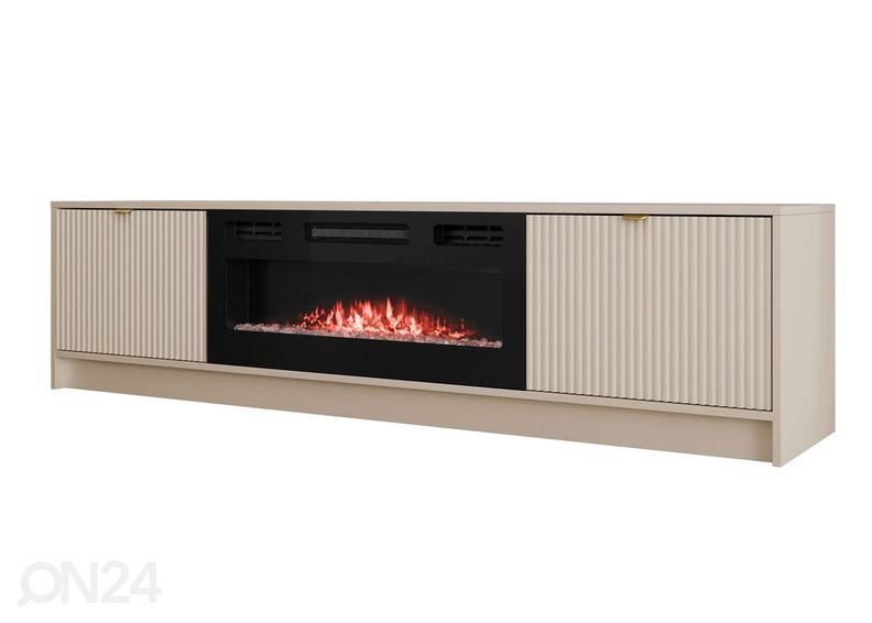 Подставка под ТВ Tireno 182 cm c электрокамином увеличить