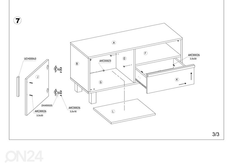 Подставка под ТВ Youghal 100 cm увеличить