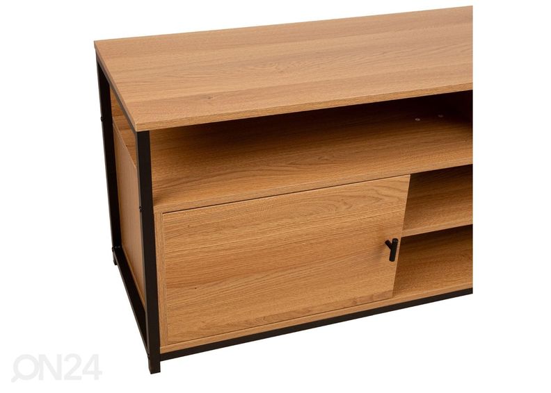 Подставки под ТВ Study 50x40xH54 см, дуб/черный увеличить