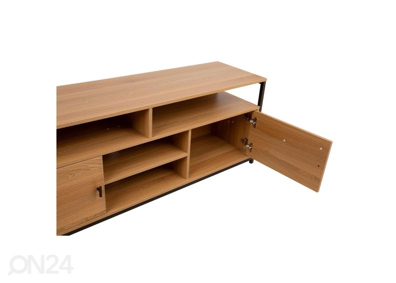 Подставки под ТВ Study 50x40xH54 см, дуб/черный увеличить