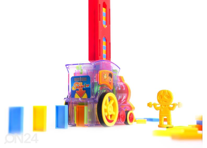 Поезд для размещения домино прозрачный увеличить