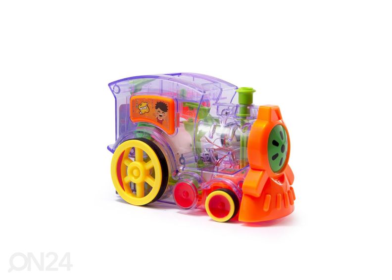 Поезд для размещения домино прозрачный увеличить