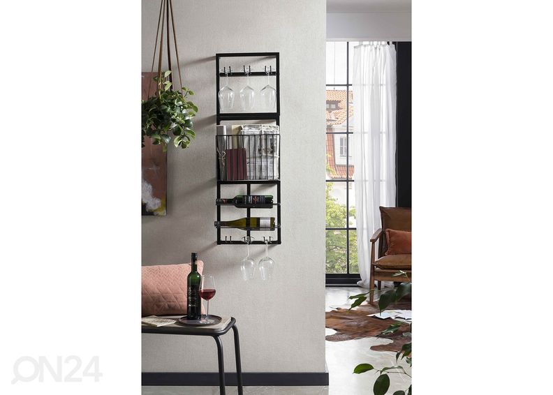 Полка для бокалов, чёрный увеличить