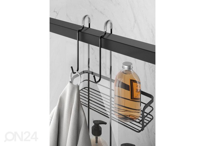 Полка для ванной Origin, 22x12x70 см, черный увеличить