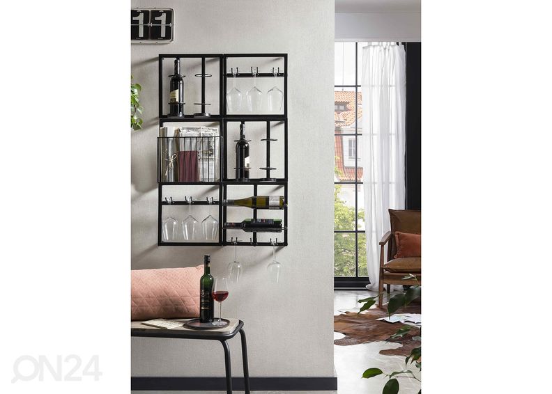 Полка для вина, чёрный увеличить