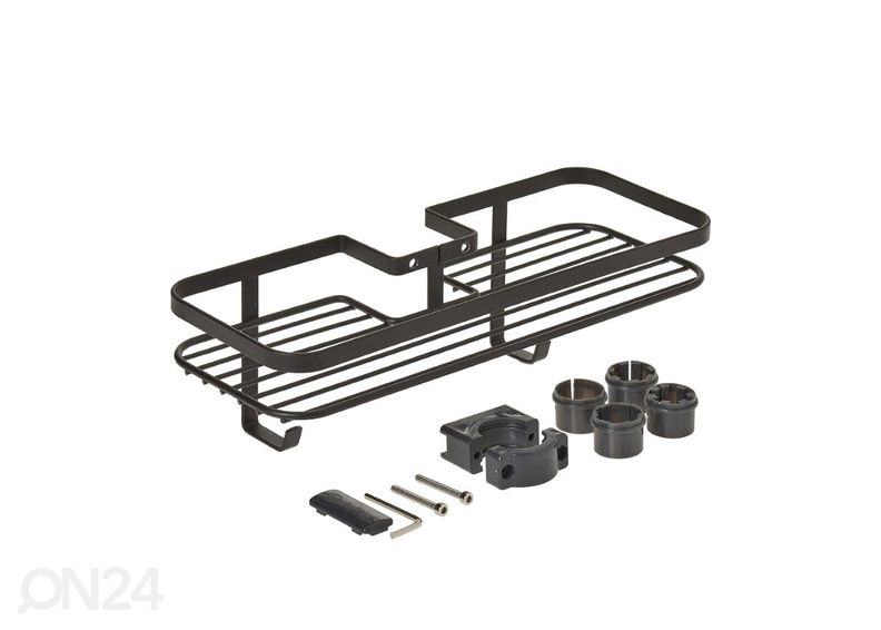 Полка для душа Origin низкая, 29x11x9 см, черная увеличить