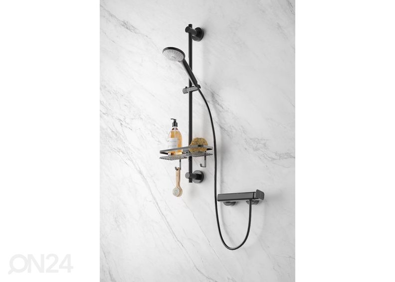 Полка для душа Origin низкая, 29x11x9 см, черная увеличить