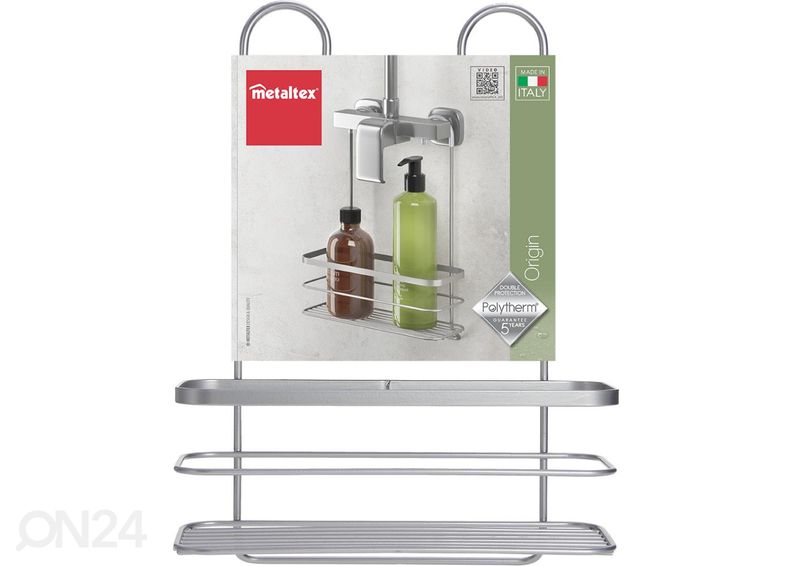 Полка для душа Origin, 28x14x38 см, серебристая увеличить