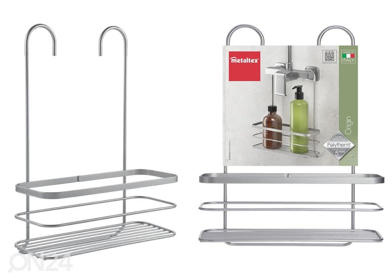 Полка для душа Origin, 28x14x38 см, серебристая увеличить