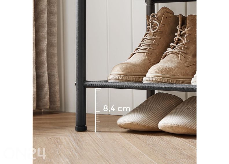 Полка для обуви, коричневая/черная увеличить